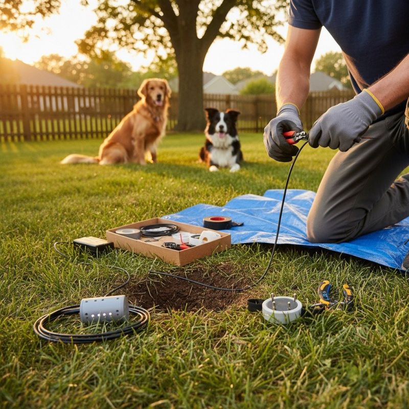 Electric Pet Fence Installation