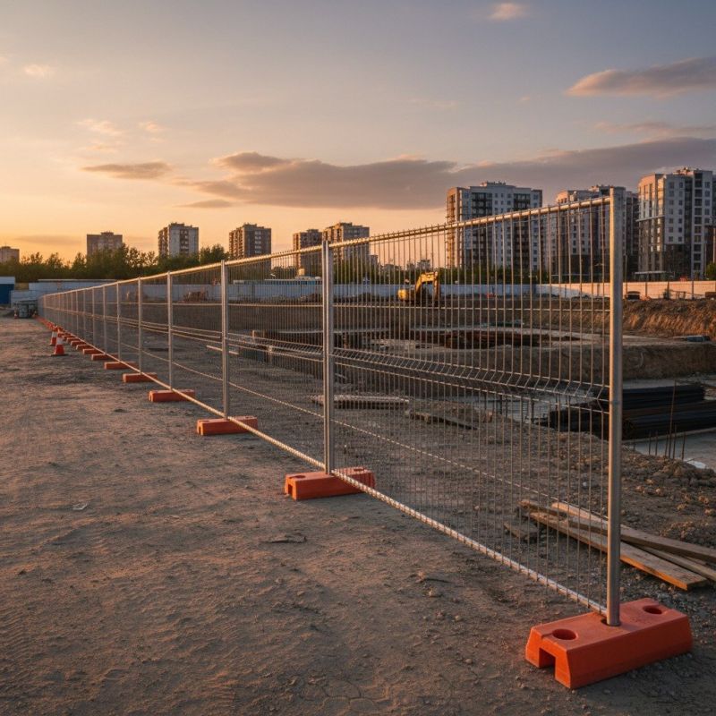 Commercial Fence Construction